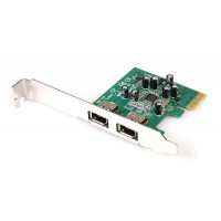 FireWire 2 Port PCI-e 1x Card